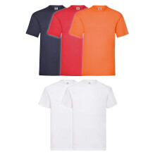 Fruit of the Loom Original T Logo Men's T-Shirt, Pack of 5 - - XX-Large