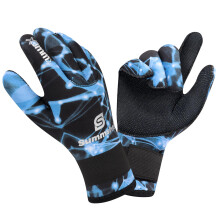 Summshall Wetsuit Gloves 3MM Neoprene Gloves Water Resistance Thermal Antislip Warm Swimming Gloves for Men Women Spearfishing Surfing Rafting Kayaki