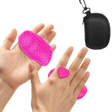 Gym Grips 2 Pcs Anti-Slip Hand Protector Hand Grip, Gym Weight Lifting Grips With Storage Box, Rubber Workout Gloves for Men and Women, Palm Protecti
