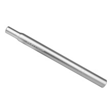 PLATT Bicycle Seat Post Aluminum Alloy MTB Seat Post 25.4/27.2/28.6/31.6 350mm (Silver, 25.4mm)