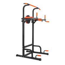 Panana Adjustable Power Tower Dip Station, Heavy Duty Freestanding Pull Up Bar Station for Home Gym, Height Width Adjustable Strength Training Equipm