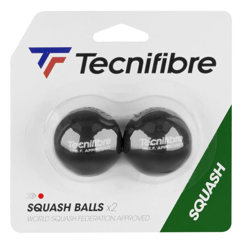 Tecnifibre Squash Balls - Red Dot Pack of 2