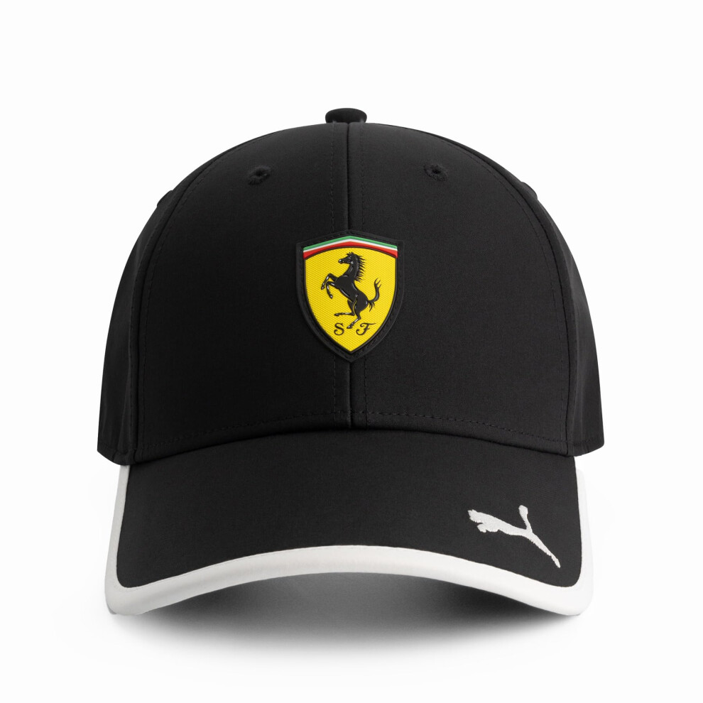 Puma Scuderia Ferrari F1 Classic Logo Cap - Black- One Size Fits Most