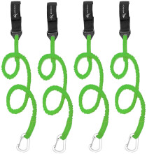 MOPHOEXII Kayak Paddle Leash Kayak Rod Leash Kayak Paddle Lanyard Stretchable Coiled Lanyard Leash Kayak Fishing Accessories for Kayak and Paddles Gr