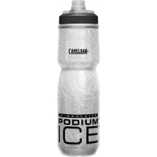 Camelbak Podium Ice 620ml – bike bottle – aerogel insulation – self-sealing cap – BPA-free – high flow rate – easy to clean – black, siz
