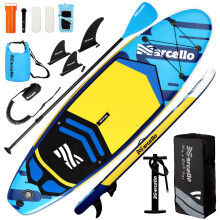 Paddle Board, Inflatable Stand Up Paddle Board, 10‘6/11' 33"6" Ultra-light SUP Board with Hand Pump, Leash, Repair Kit, Waterproof Phone Case an