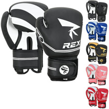 Kids Boxing Gloves for Children Boys Girls Junior Youth Toddler Training Boxing Gloves for Punching Bag Kickboxing Muay Thai (Black/White, 2oz)