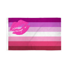 AZ FLAG - Lipstick Lesbian Pride Flag - 2x3 Ft - 100D Polyester Lesbian Community Banner with Two Metal Grommets - Fade Resistant - Vivid Colors - 2'