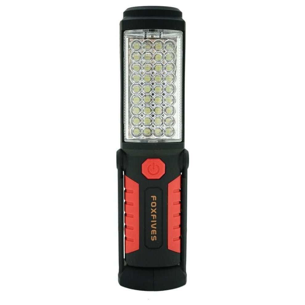 Powerful 36+5 Led 3000 Lumens Portable Torch Rechargeable Inspection Lamp Camping Light Hands-Free Garage Workshop Flashlight For Work With Adjusting 5004493125801