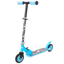 EVO Inline Childrens Scooter | 2 Wheeled Kids' | Kids Push Scooter Adjustable Handle Height | Easy Foldable 2 Wheeled For Boys And Girls | Ages 5-12