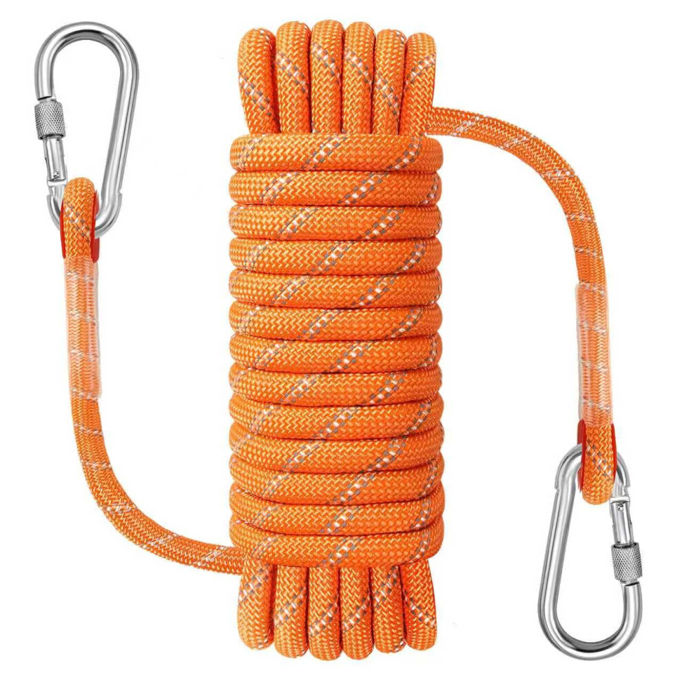 Northpada 10 Mm X 10 Meters Static Outdoor Climbing Rope, Nylon Heavy Duty, Arborist Tree Work, Marine Anchor Boat, Rappelling Emergency, Suspension 5009731425965