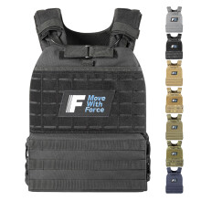 Force Fitness Weighted Vest for Men and Women with Ultra-Durable and Adjustable Straps - Weight Vest for Cardio, Walking, Running, Strength Training,