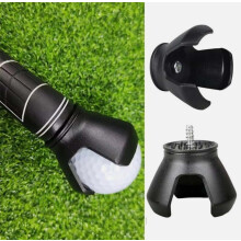 AMXJB Premium Golf Ball Retriever Golf Ball Grabber For Putters Pick Up Tool Putter Attachment Golf Ball Grabber Golf Ball Claw Black Golf Accessories