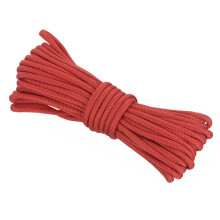 Rebower 550 Paracord Rope 8m, 4mm Thin Paracord Nylon Cord 7-Strand Core [for Tent Camping Outdoor Gear] - Red