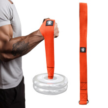 J Bryant Enhanced Arm Wrestling Training Loading Strap Suitable for Wrist Forearm and Biceps Workouts Compatible with 1 Inch and 2 Inches Barbell Pla
