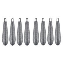 FFT PRO 1 2 3 4 5 6oz Steel Fishing Weight Carp Course Sea Pier Mackerel Bait (1oz x 8)