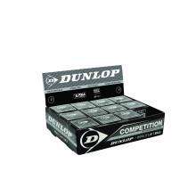 DUNLOP Competition Squash Balls - 1 dozen