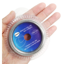 Silver Fishing Wire Line: 10LB-200LB Stainless Steel Fishing Leader Wire 10 Meter with 10pcs Crimps Sleeves (50LB)