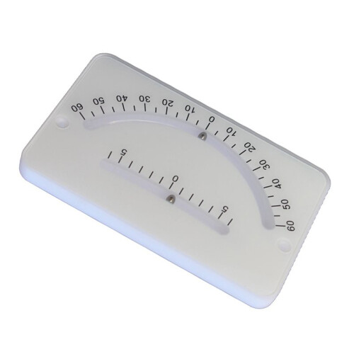 Angle Ruler Meter Inclination Plate Protractor 0-60 Deg Double Beads for Engineering Vehicle Ship 2