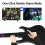 2.4G Wireless Game Guitar Controller for PC PS3 Compatible with Clone Hero Rock Band Games Remote Joystick Console White 6