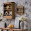 1/6 Doll House Model Furniture Accessories  Model Tableware Display Stand/Tableware Wall Frame,Unoiled 2
