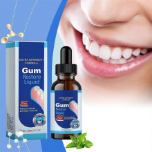 (1Pcs) Gum Therapy Serum, Teeth Repair Gel, Gum Repair Gel, Gum Shield Therapy Gel, Teeth Freshening Mouthwash, Deeply Cleaning Teeth