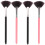 Professional 4Pcs Makeup Brush Set, Assorted Colors, Black, 16x4x0.4cm 2