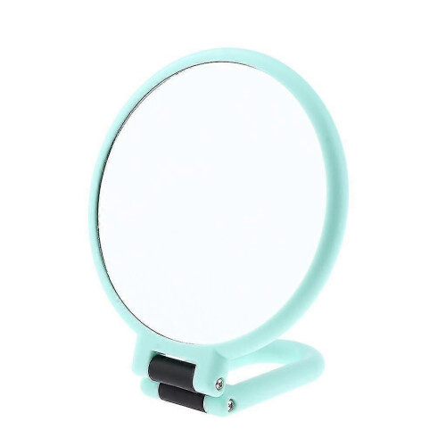 4x Foldable Handheld 2-Sided Makeup Mirror with Magnification & Hanger Hole 1