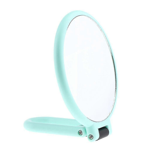 4x Foldable Handheld 2-Sided Makeup Mirror with Magnification & Hanger Hole 2