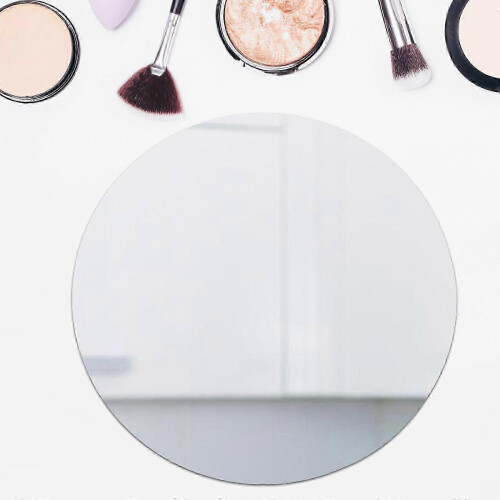 Acrylic Round Mirror Board, Practical Reflection Board for Jewelry Background Props 2