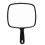 Miroir de coiffure professionnel portatif avec poignée, noir 5
