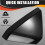 Rearview Mirror Shell Rearview Mirror Cover Reflector Shell Carbon Fiber Pattern Rearview Mirror for 4