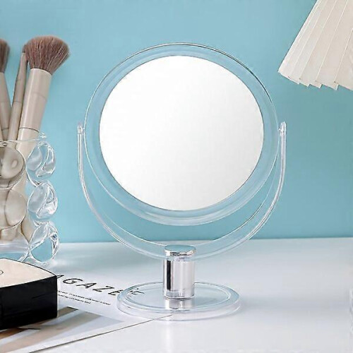 Miroir de maquillage double face rotatif à 360, sans pile, facile à utiliser 1