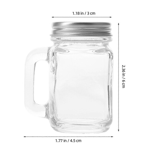 Nail Art Glass Cup Tool with Lid for Salon & Personal Use 1