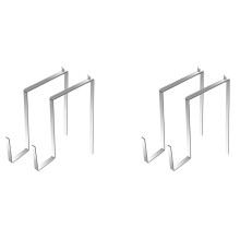 4X Adjustable Christmas Wreath Bracket Gravestone Cemetery Wreath Support Garland Rack for Christmas Cemetery Decoration