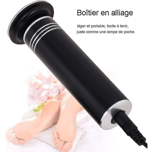 Upgraded Electric Callus Remover, Multi-Speed Adjustable Foot Rasp with Replaceable Pads, Black 1