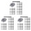 60 Pairs 1/8 Inch Cable Railing Kits 30 Degree Beveled Washer Threaded Stud Tension End Fitting Terminal for Decking 1