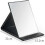 Adjustable PU Leather Travel Makeup Mirror with Folding Stand, Black 2