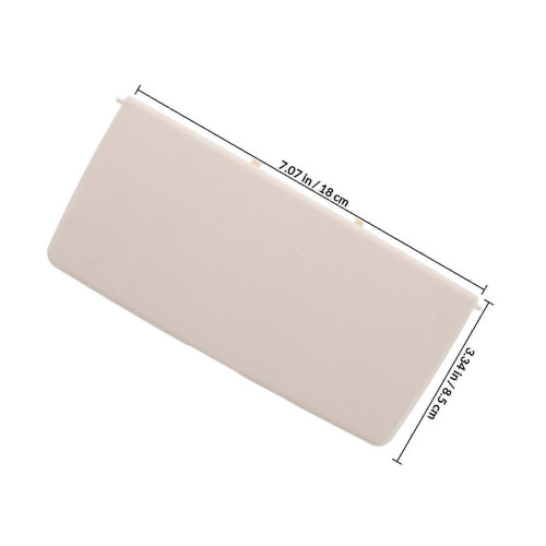 Universal Sun Visor Vanity Mirror Cover for Car Makeup White 1
