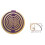 5PCS Polarization  Disk MWO Disk MultiWave Oscillator Antenna Ornaments Lakhovsky Golden Plated Disc 2