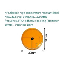 10 Sztuk Naklejek NFC RFID Tag 13,56 MHz Tag NFC Mikro-NTAG213 Chip ISO-14443A FPC Elektroniczny Tag