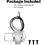 For  Kobra X 3D Printer Hotend Heating Assembly Kit - All Metal Extruder Replacement with Easy Installation 7
