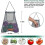 Multi15x11cmHandheld Clear Plastic Pet Carrier Box For Travel 1Pcs 2