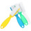 14.5x2.4x2cm 4pcs Long Handle Plastic Nail Cleaning Brushes for Nail Makeup (Random Pattern) 2