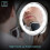 White 10X Magnifying Mirror with Dimmable LED Light for Makeup, Bathroom, Bedroom 5