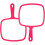 Handheld Makeup Mirror 2-Pack, Portable Hand Mirror for Women 4