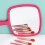 Handheld Makeup Mirror 2-Pack, Portable Hand Mirror for Women 5