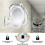 10X Magnifying Lighted Mirror – Lockable Suction Cup, Cordless & Portable (Battery) 3