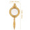 Golden Resin Hand Mirror for Daily Portable Makeup Use 2
