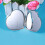Silver Heart Compact Portable Makeup Mirror 2